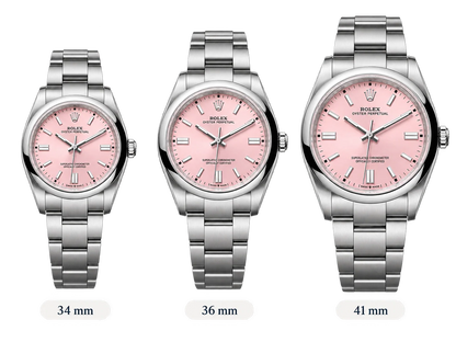 Vandor Oyster Perpetual Pink Dial And Smooth Bezel Women’s Watch | RL 36 126000
