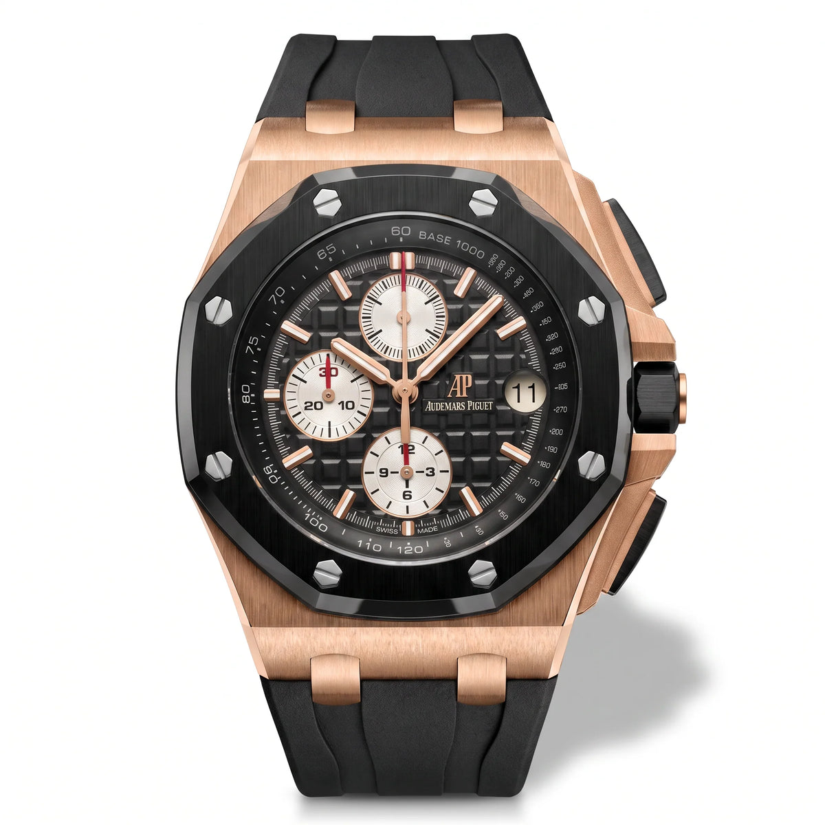 Vandor Royal Oak Offshore Chronograph Rose Gold Black Dial 2012 | AP 26400RO.OO.A002CA.01