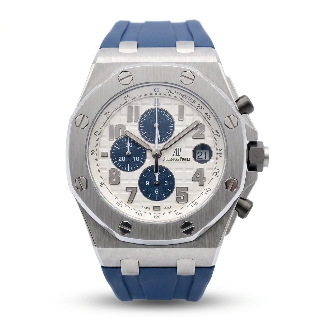 Vandor Royal Oak Offshore Chronograph Stainless Steel Navy Strap | AP 42 26170ST.OO.D305CR.01