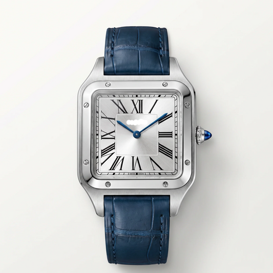 Vandor Santos Blue Strap Stainless Steel Watch