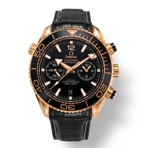 Vandor Seamaster Planet Ocean Chronograph Sedna Gold Mens Watch | OM 215.63.46.51.01.001