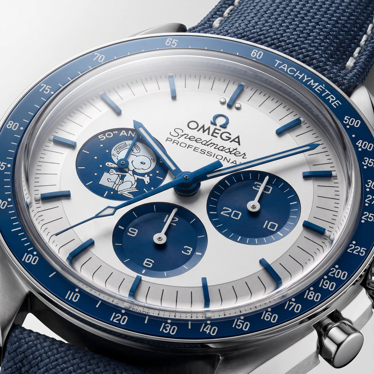 Vandor Speedmaster "Silver Snoopy Award" 50th Anniversary Men's Watch | OM 310.32.42.50.02.001