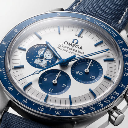 Vandor Speedmaster "Silver Snoopy Award" 50th Anniversary Men's Watch | OM 310.32.42.50.02.001