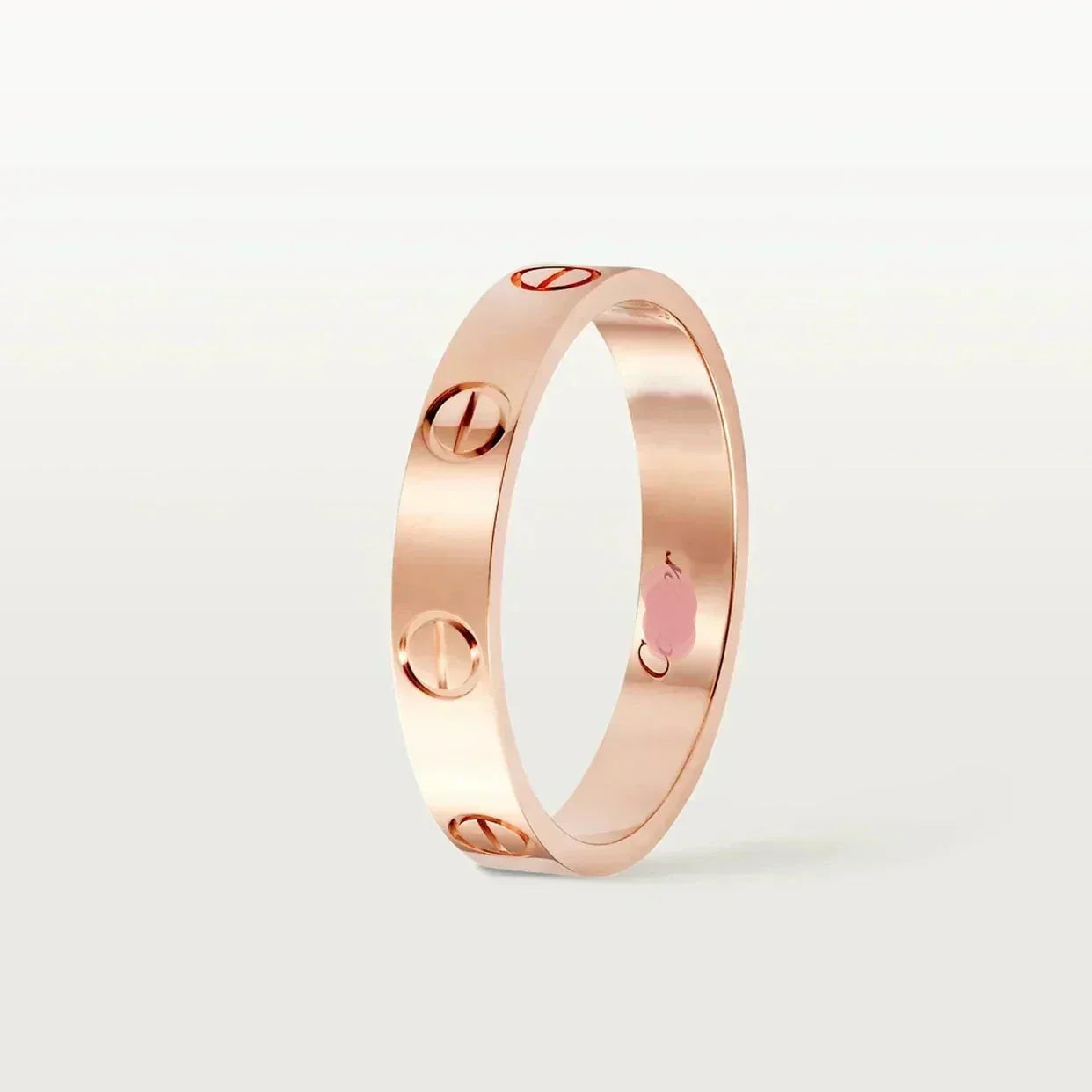 18K Love Wedding 4mm Ring